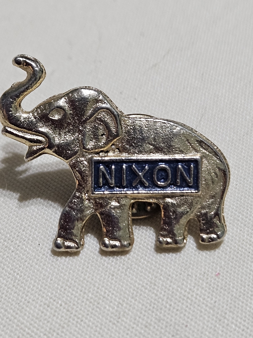 NIXON Elephant Pin - Silver and Navy